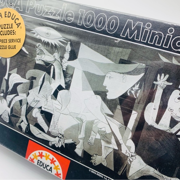 1000 Piece Picasso Miniature Puzzle Guernica Sealed Rare - Picture 2 of 6